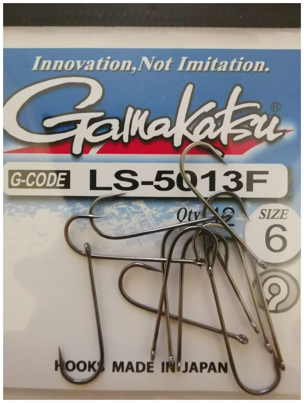 Крючок Gamakatsu Hook LS-5013F №6 12шт