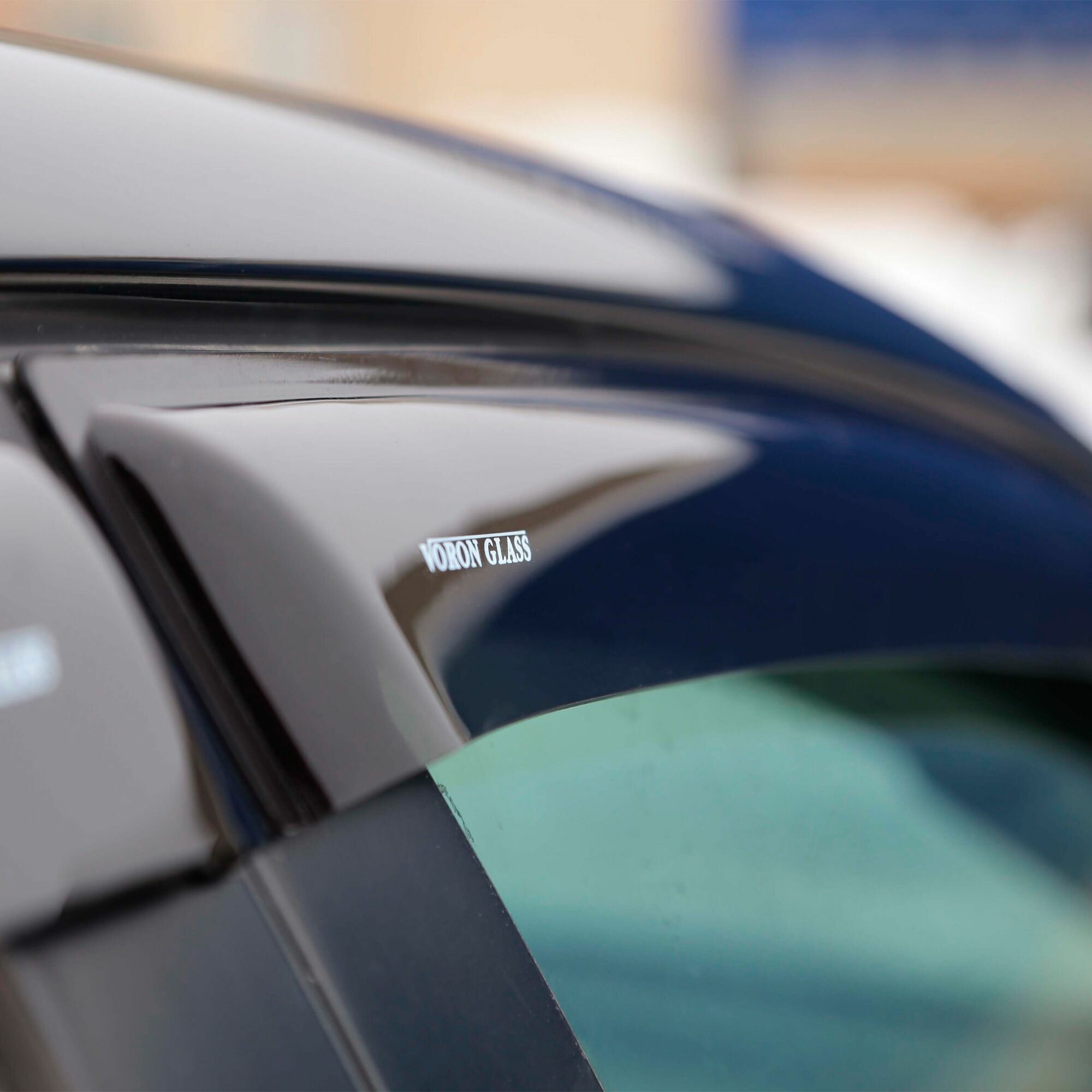 Дефлекторы окон, ветровики, неломающиеся Voron Glass серия Samurai для Nissan X-Trail II 2007-2014, кроссовер, накладные, к-т 4шт. - фотография № 19