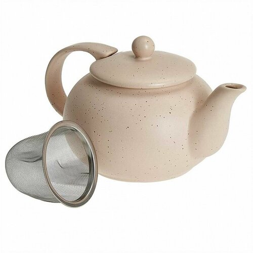 Ф19-067R Заварочный чайник с фильтром :600мл розовый (24)