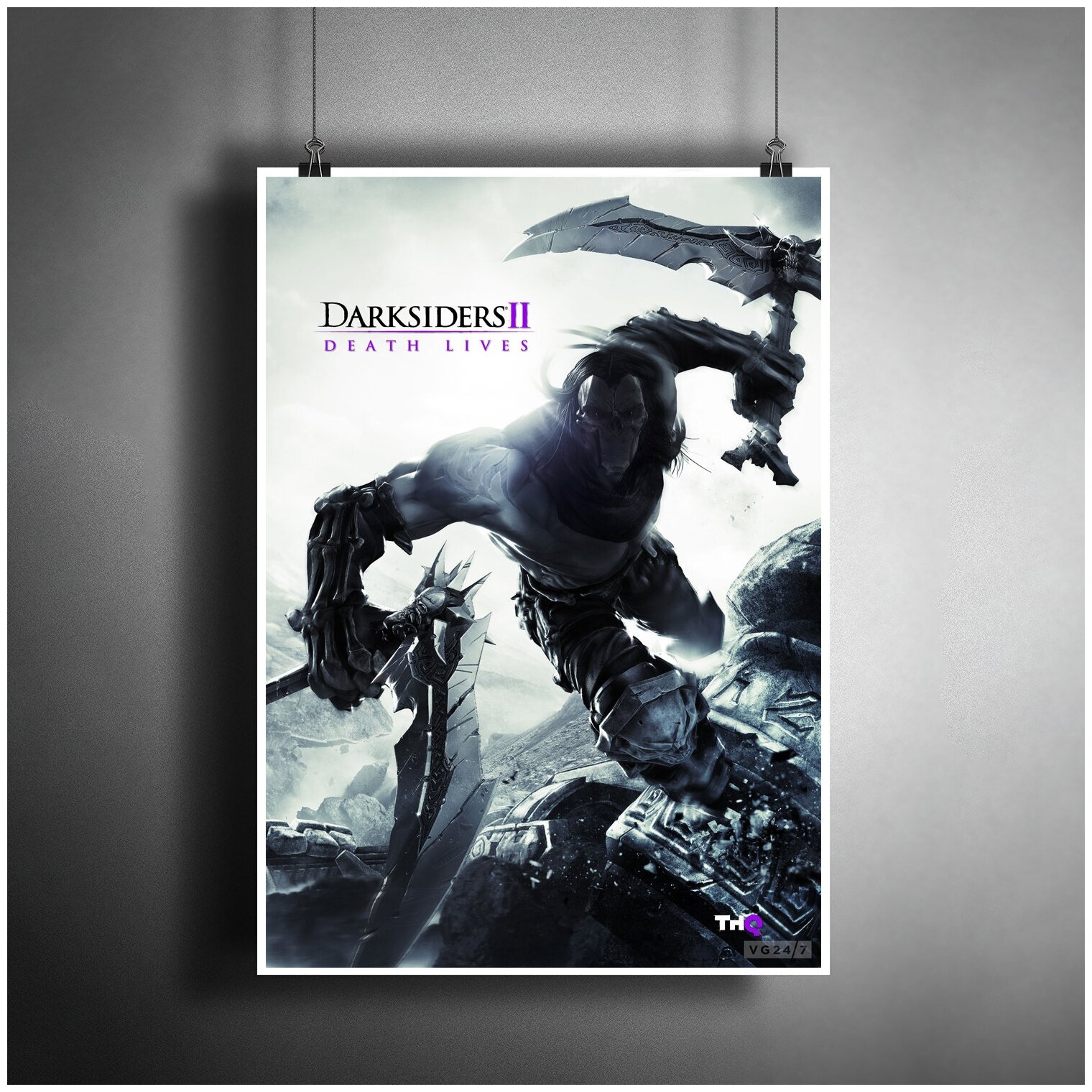 Постер плакат для интерьера "DARKSIDERS приспешники тьмы"/ Декор дома, офиса, бара. A3 (297 x 420 мм)