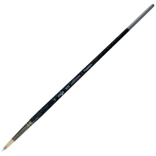 Комплект 6 шт, Кисть художественная синтетика Гамма Модерн, круглая №11, длинная ручка