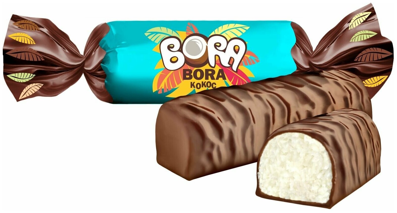 Конфеты шоколадные Bora-Bora шоколадные кокос, 1 кг - фотография № 1
