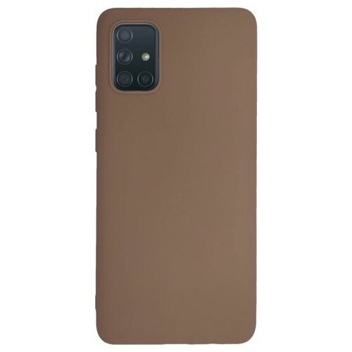 Накладка силикон для Samsung Galaxy A71 A715 2020 Coffee чехол книжка для samsung galaxy a71 a715 2020 bordo боковая