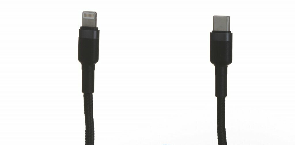 Аксессуар Baseus Cafule Cable Type-C-Lightning PD 18W 1m Grey-Black CATLKLF-G1