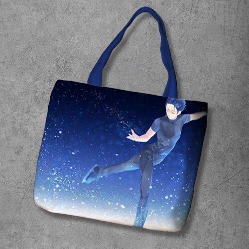 фото Сумка шоппер anime dakimakura, фактура рельефная, мультиколор