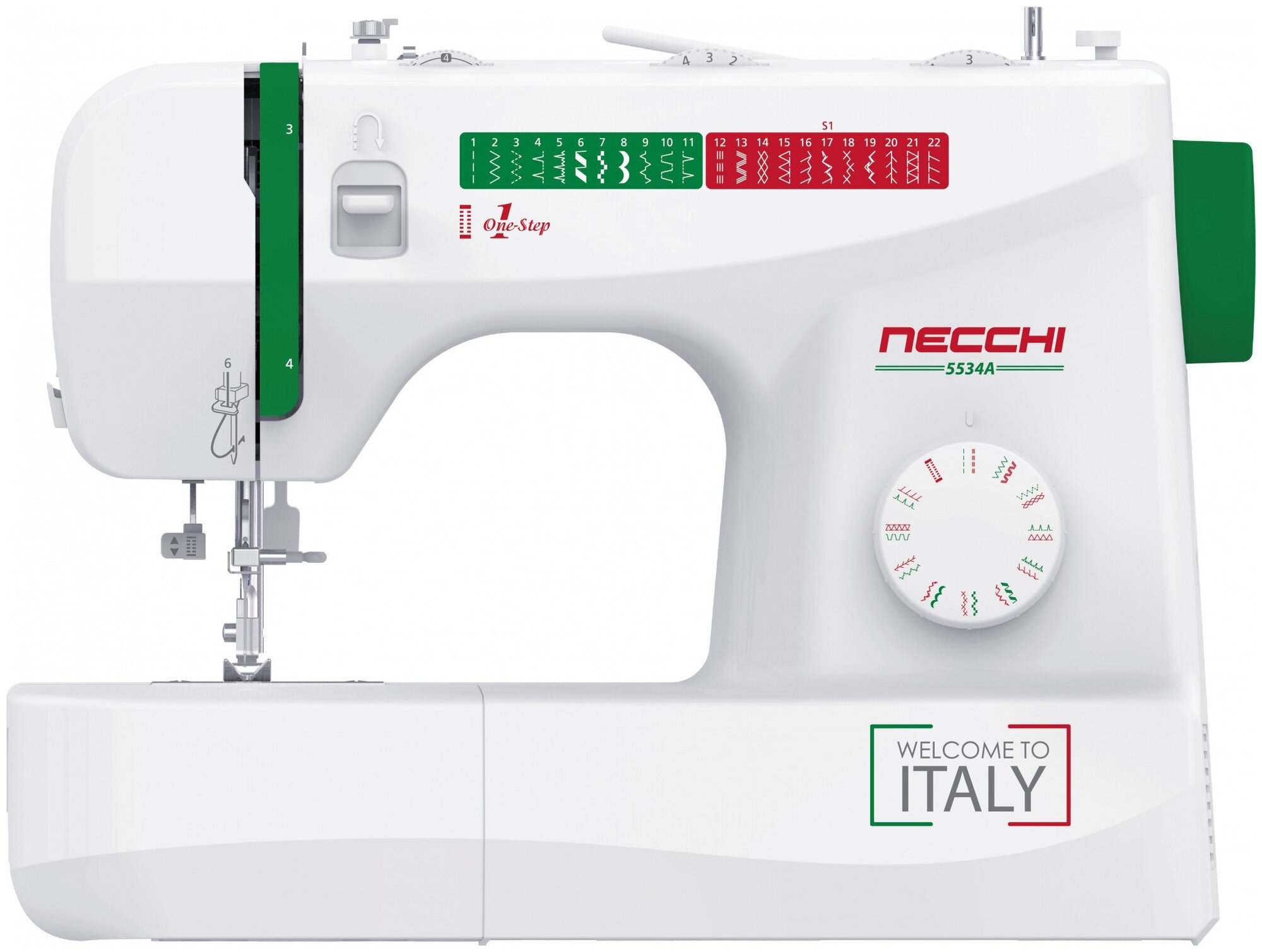 Швейная машина Necchi 5534 А белый