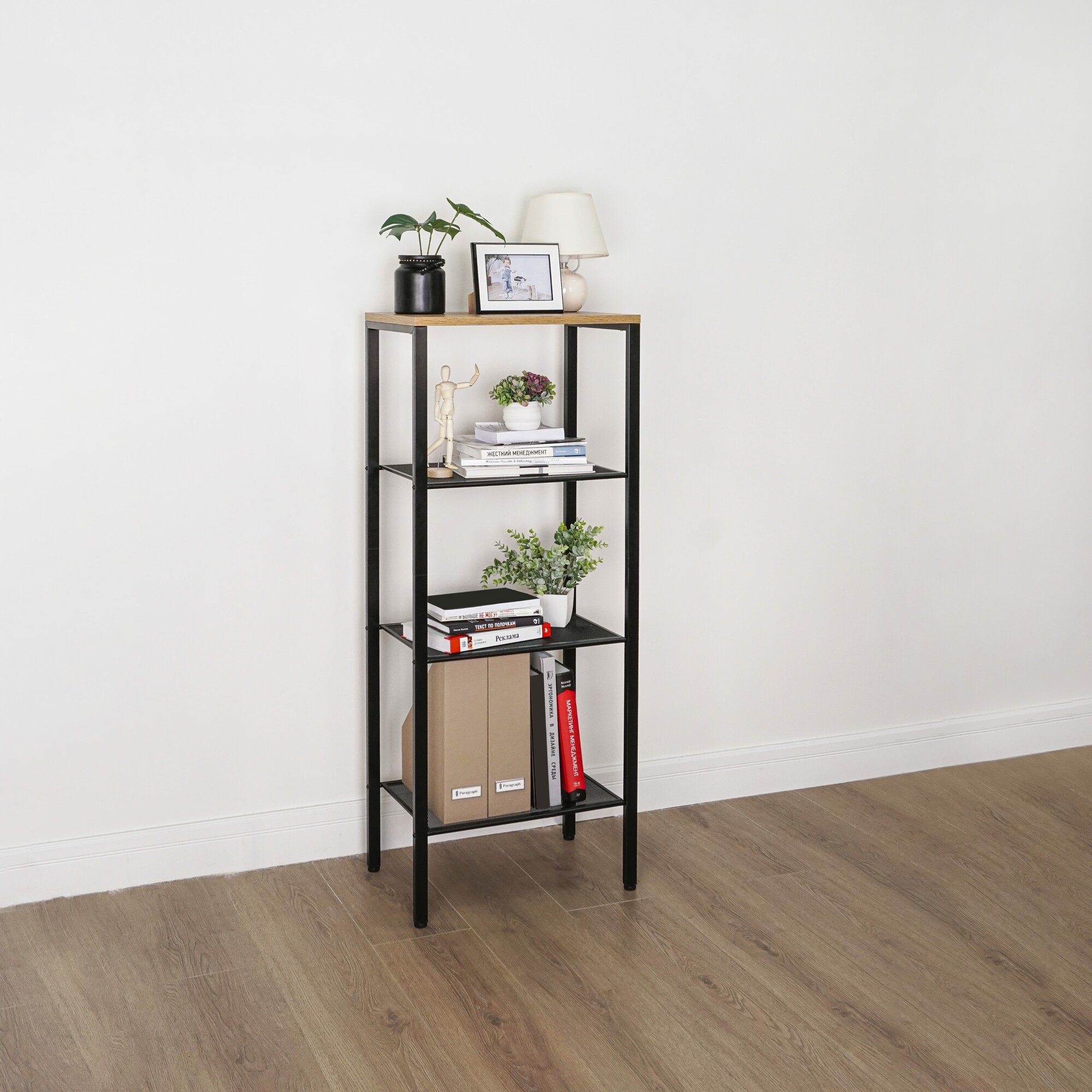 Стеллаж Зми "торонто 14" (TORONTO 14 Shelf rack) черный, СТТ14 Ч