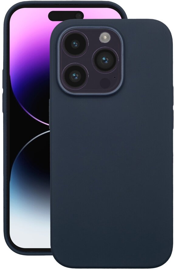 Силиконовый чехол Deppa для iPhone 14 Pro, Magsafe, черный