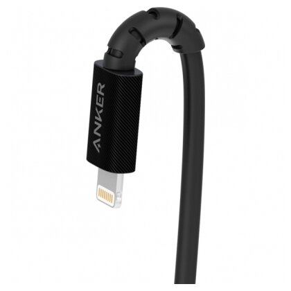 Кабель Anker PowerLine Select USB Type-C - Lightning 0.9 м цвет Черный (A8612H11) - фото №2