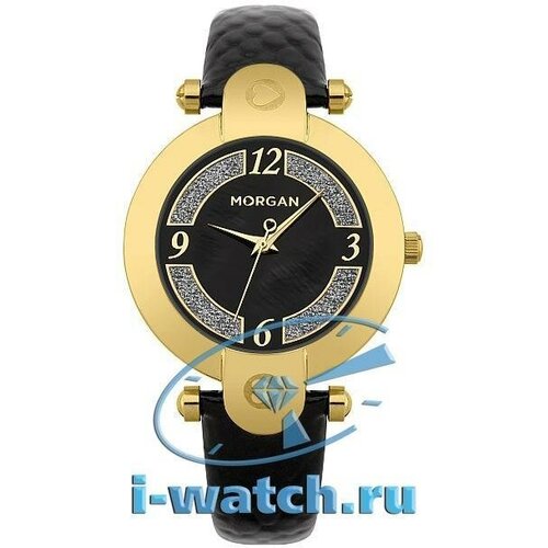 фото Наручные часы morgan, черный, золотой