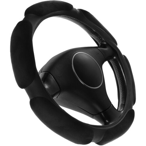 Оплетка на руль TORSO велюр анатомическая размер 38 см черный 662₽