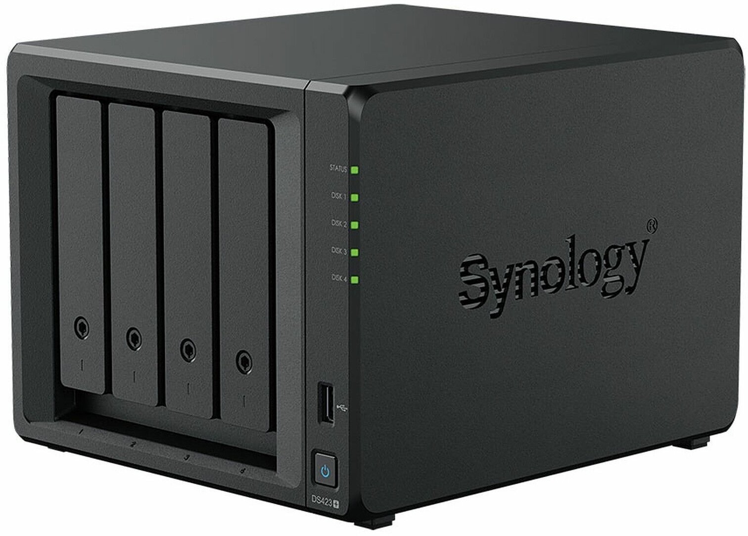 Сетевое хранилище Synology DS423+ черный