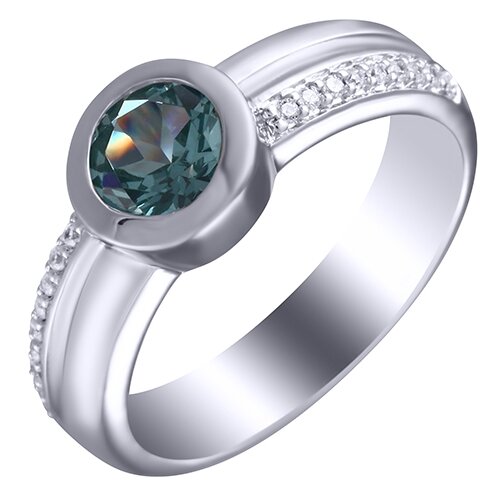 фото Element47 кольцо из серебра 925 пробы с кубическим цирконием ar4231zssyr_ko_001_wg, размер 18