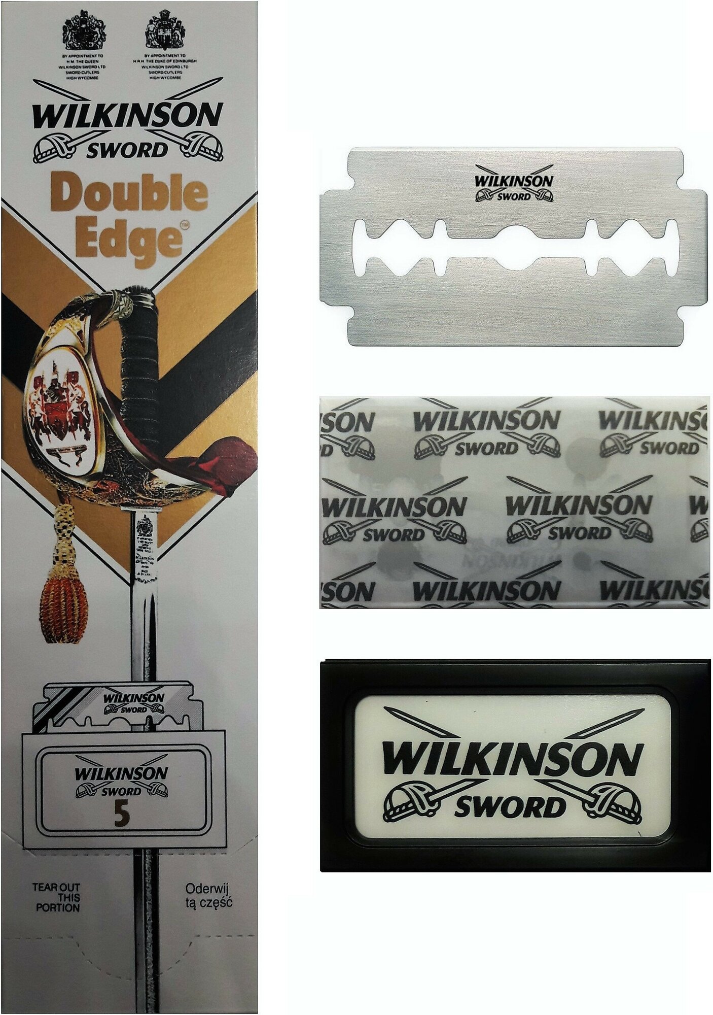 Wilkinson Sword Лезвия Schick PREMIUM, двусторонние классические лезвия для Т-образного станка 3x5 (15 лезвий)
