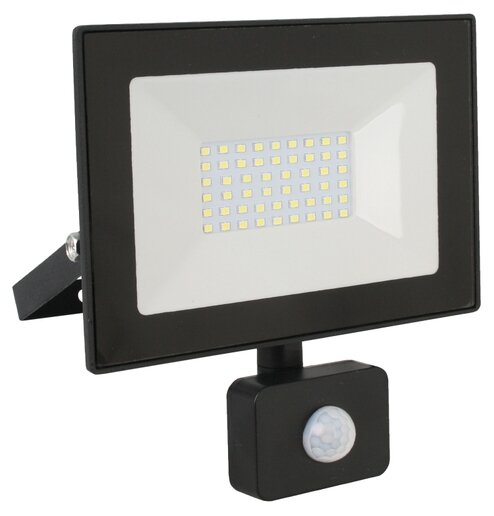 Ultraflash LFL-3002S C02 черный (LED прожектор с датчиком, 30 Вт, 230В, 6500К) (1 шт.)