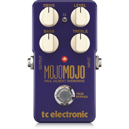 Педаль эффектов TC ELECTRONIC MOJOMOJO PAUL GILBERT EDITION tc electronic mojomojo paul gilbert edition педаль овердрайв разработана совместно с paul gilbert