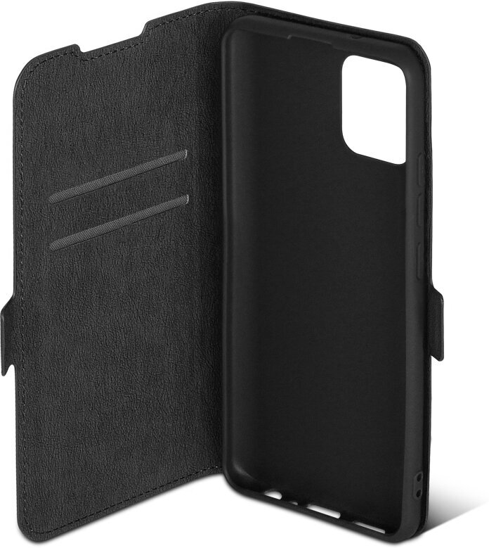 Чехол для Samsung Galaxy A03, черный, книжка, DF sFlip-92 (black)