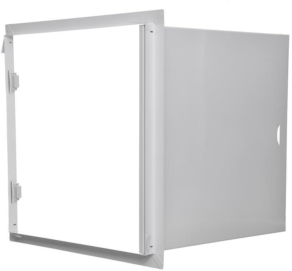 фото Люк ревизионный Era стальной 660х660 мм врезной с ручкой