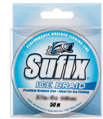 Плетёный шнур Sufix Ice Braid 50м. 0.08мм. BLUE