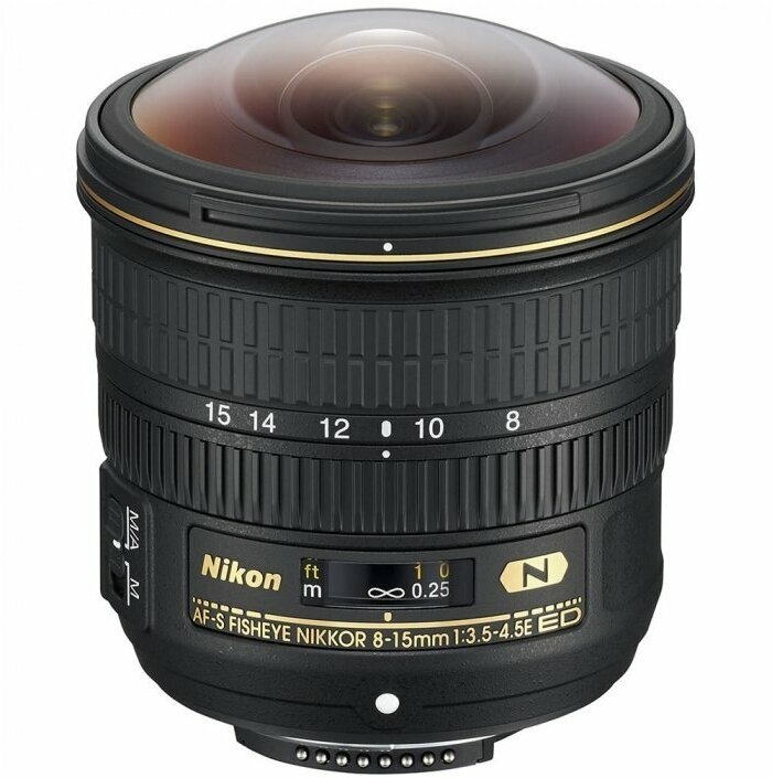 Объектив Nikon 8-15mm f/3.5-4.5E ED AF-S Fisheye Nikkor