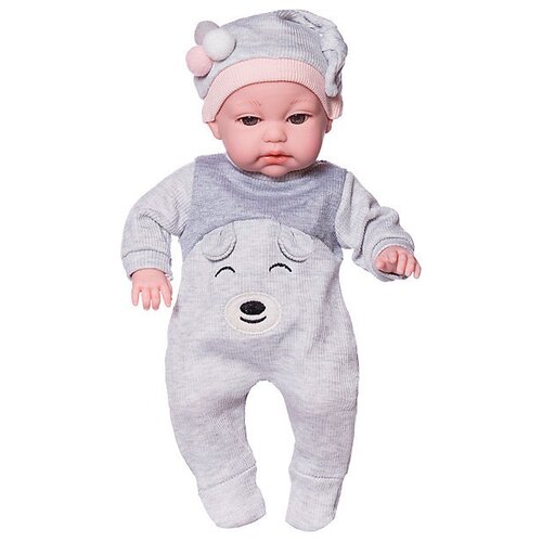 Пупс Junfa toys Baby so lovely, 35см, 1909-2 серый