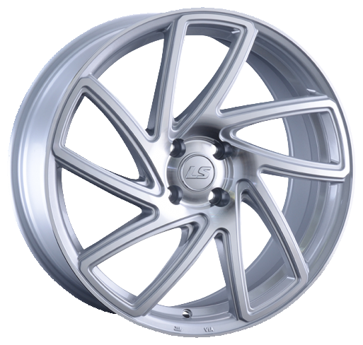 Диски LS Wheels 1054 8,0x18 5x114,3 D67.1 ET45 цвет SF (серебро,полировка)