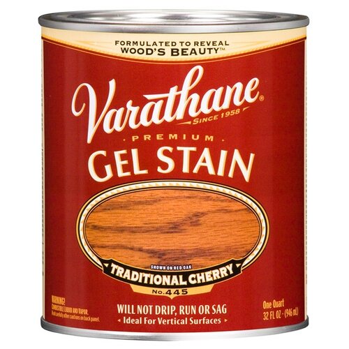 Морилка/тонирующий гель универсальный для внутренних и наружных работ Varathane Premium Gel Stain 0,946л Красный махагон