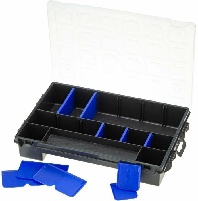 Ящик-органайзер для инструментов и метизов, 27х19х5 см, пластик, Idea, Твин, М 2982 - фотография № 2