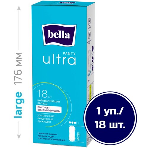 Bella прокладки Panty ultra large, 3 капли, 18 шт.