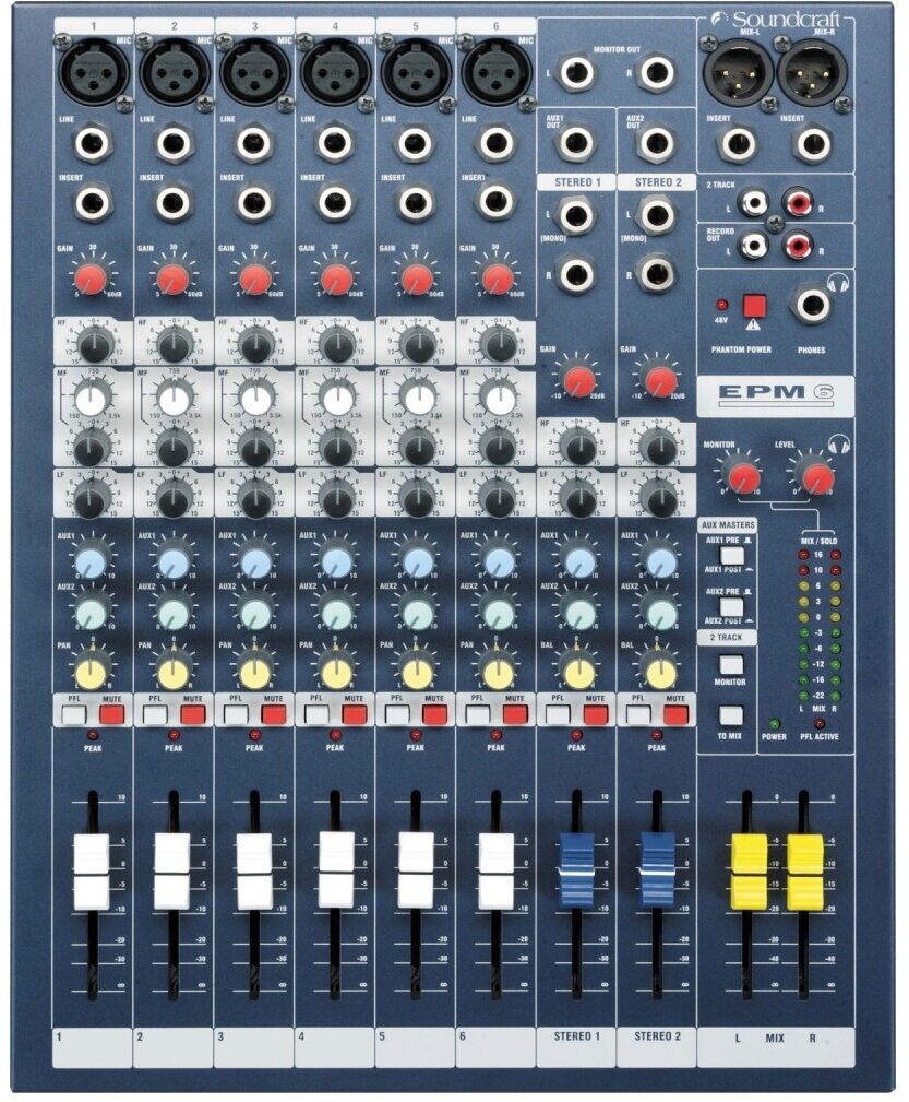 Микшерный пульт Soundcraft EPM6