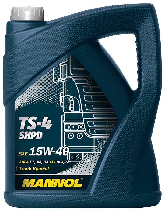 Минеральное моторное масло Mannol TS-4 SHPD 15W-40  5 литров