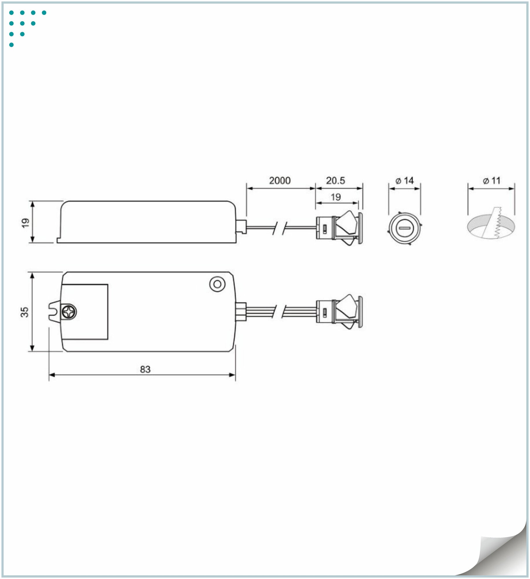 Инфракрасный выключатель на взмах руки с датчиком 14(220V/250W) РМ 218С GLS