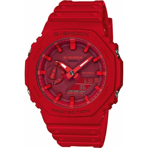 Наручные часы CASIO G-Shock GA-2100-4A, красный