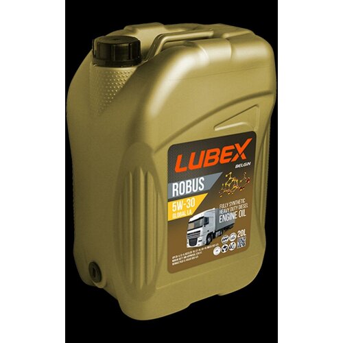 LUBEX L01907640020 LUBEX ROBUS GLOBAL LA 5W30 (20L)_масло мот!син\API CK-4/SN Plus/CI-4/CJ-4,ACEA E6/E7/E9,MB 228.31/51