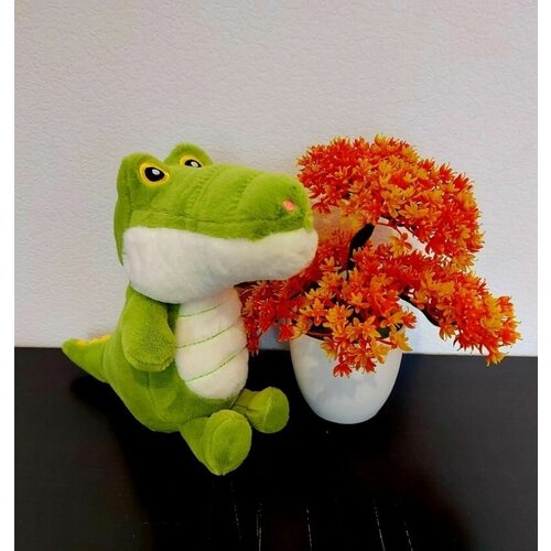 Мягкая Милая игрушка-обнимашка Крокодил. 25 см.