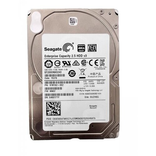 Жесткий диск Seagate 1FM102 2Tb SATAIII 2,5 HDD жесткий диск seagate 9rz162 250gb sataiii 2 5 hdd