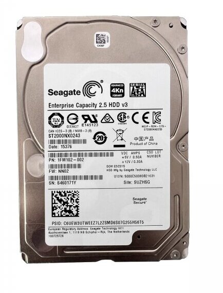 Жесткий диск Seagate ST2000NX0243 2Tb SATAIII 2,5" HDD