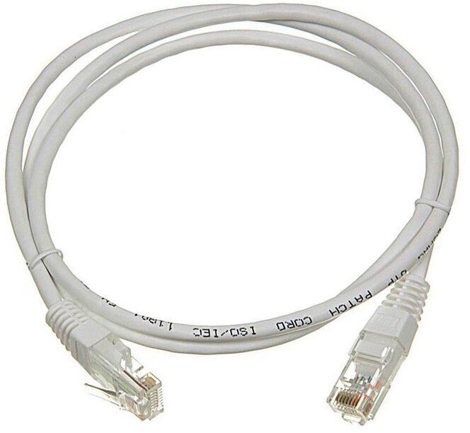 Патч-корд Lanmaster LAN-PC45/U5E-1.0-WH UTP вилка RJ-45-вилка RJ-45 категория 5е 1м белый LSZH (упаковка: 1 штука)