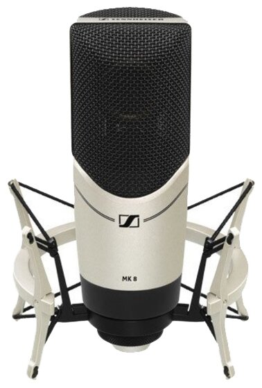 Микрофон проводной Sennheiser MK 8, разъем: XLR 3 pin (M), Никелевый
