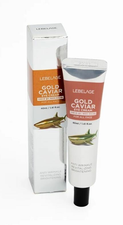 Крем для области вокруг глаз Lebelage Gold Caviar с экстрактом икры 40мл Mido Cosmetics - фото №18