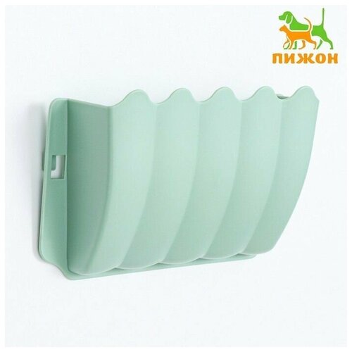 Кормушка для сена наружная 25 х 157 х 7 см зелёная 600₽