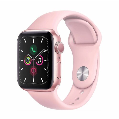 Умные Смарт-часы - Smart GS8 Mini, с силиконовым ремешком, цвет розовый, 1 шт.