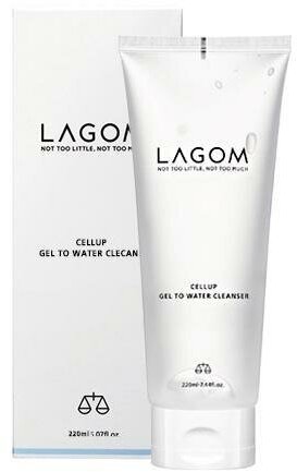 Нежный и мягкий гель для умывания LAGOM CELLUP GEL TO WATER CLEANSER 170ml.