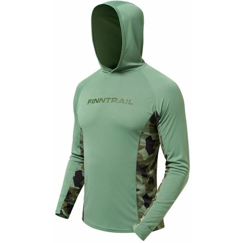 фото Лонгслив finntrail, размер s, зеленый