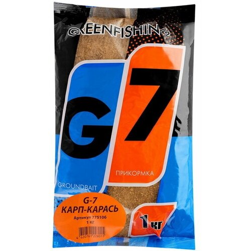 Прикормка G-7, карп-карась, 1 кг