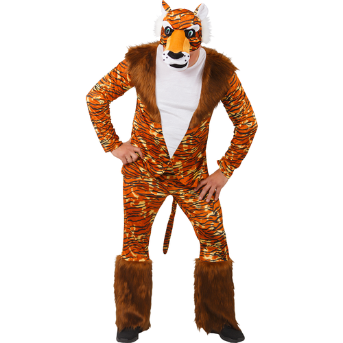 Костюм взрослый Тигр Шерхан (52) костюм тигра 6379 48 50