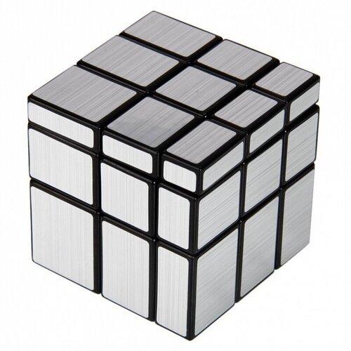 фото Зеркальный кубик 3x3 серебряный fanxin