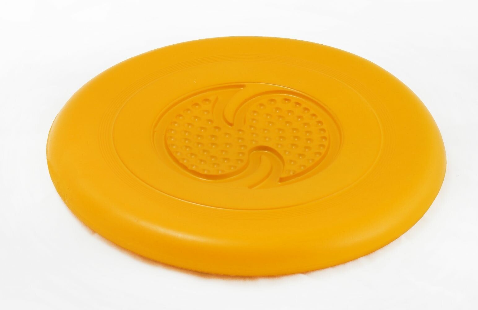 Игрушка для собак DOGLIKE летающая тарелка средняя оранжевая (250*23 мм) - фотография № 7
