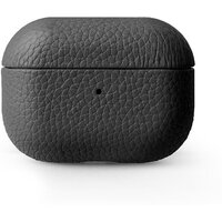 Кожаный чехол Melkco Origin Series Snap Cover для наушников Apple AirPods Pro 2, черный