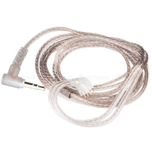 Knowledge Zenith PINK  & GOLD cable with mic (B) 2pin QDC to 3,5mm, 1,2m - сменный кабель для наушников